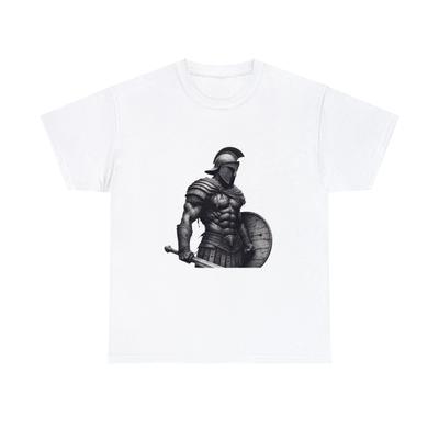 Minimalist Streetwear Designer Unisex T Shirt Spartan Warrior Battle Motivation