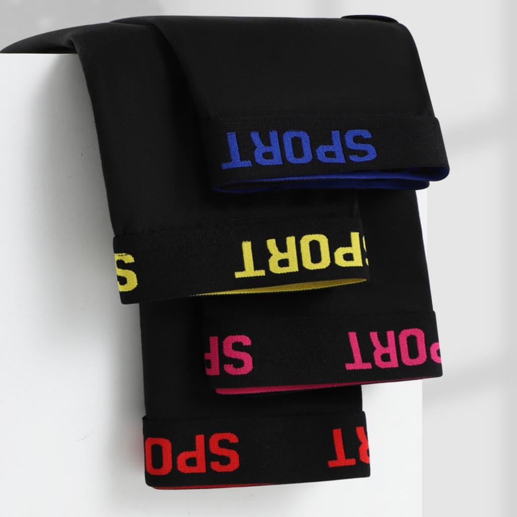 Sport Tailleband Heren Lange Boxer Briefs Telefoonzak Vochtregulerend Actief Ondergoed