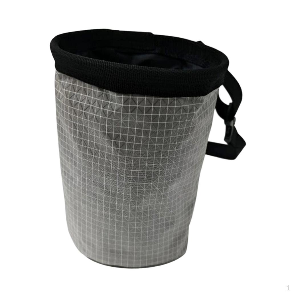 Chalk Bag Carrier with Waist Belt Climbing Gear Storage Pouch Lightweight for