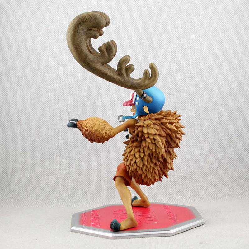 23cm One Piece Anime Figure Strengthen Chopper GK Model Battle Scene Toys Ornament Kids Birthday Gift