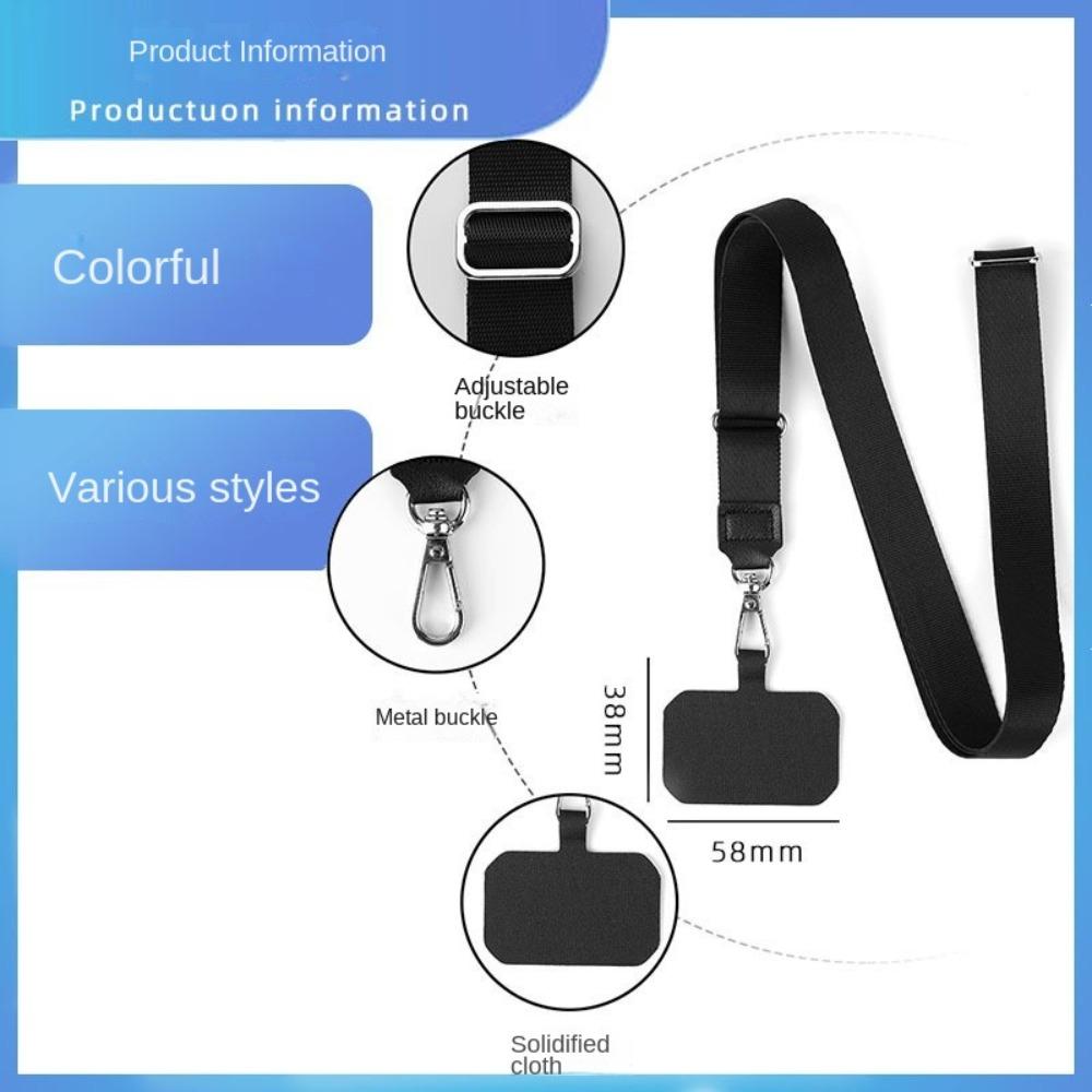 Nylon Mobile Phone Straps Adjustable Crossbody Neckband Phone Straps  Girls Gifts