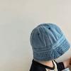 Cloth Baby Sun Hat Solid Color Children Fisherman Cap Comfortable Washed Denim Bucket Hat  Outdoor