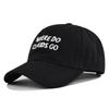 Cap Where Baseball Do Letter Embroidered Duckbill Sunshade Hat Cotton Material