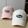 New spring and summer sun protection large brim letter-printed baseball cap for men, Korean style couple's baseball cap for women, trendy