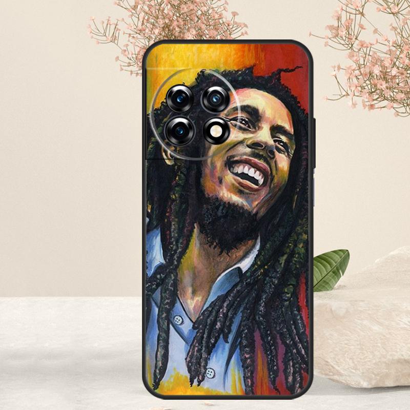 

Reggae Bob Marley Case For OnePlus 15R 13R 13T 15 13 12 12R 11 10T 8 9 10 Pro Nord 5 CE 4 3 Lite N20 N30 Cover OnePlus 10R