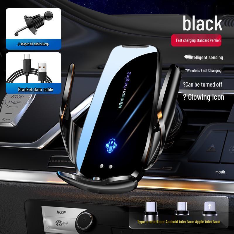 Magic Clip Q95 Wireless Car Charger & Phone Holder with 15W Auto Open/Close