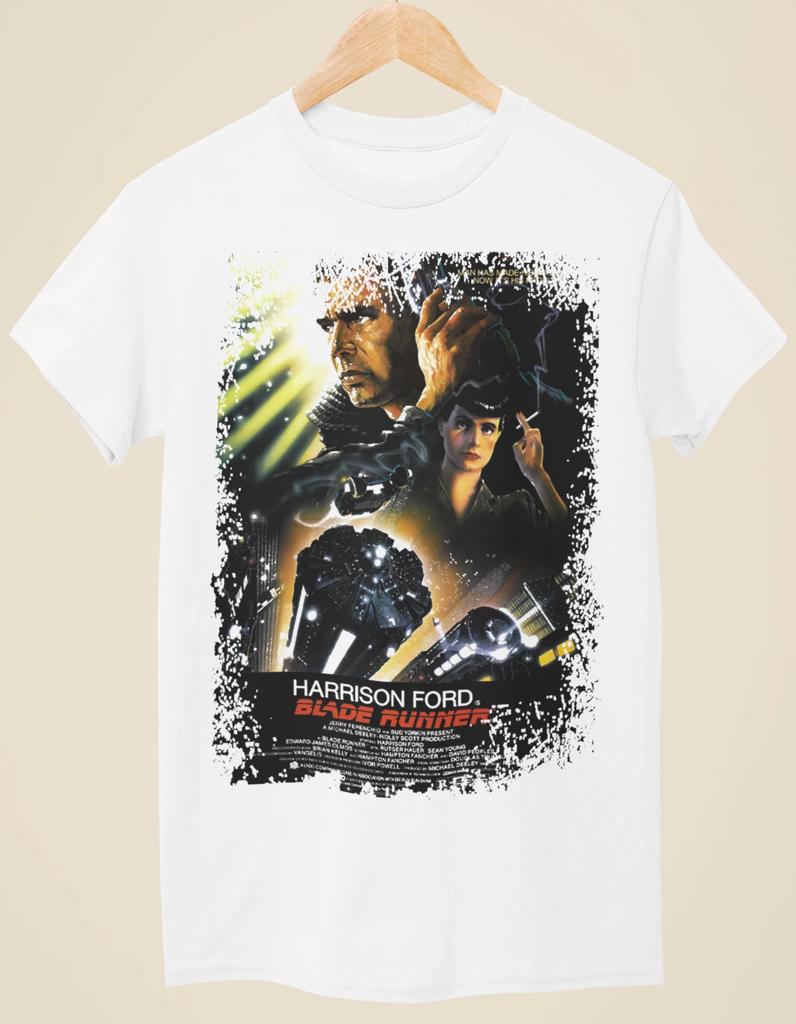Blade Runner - Movie Poster Inspired Unisex White T-Shirt