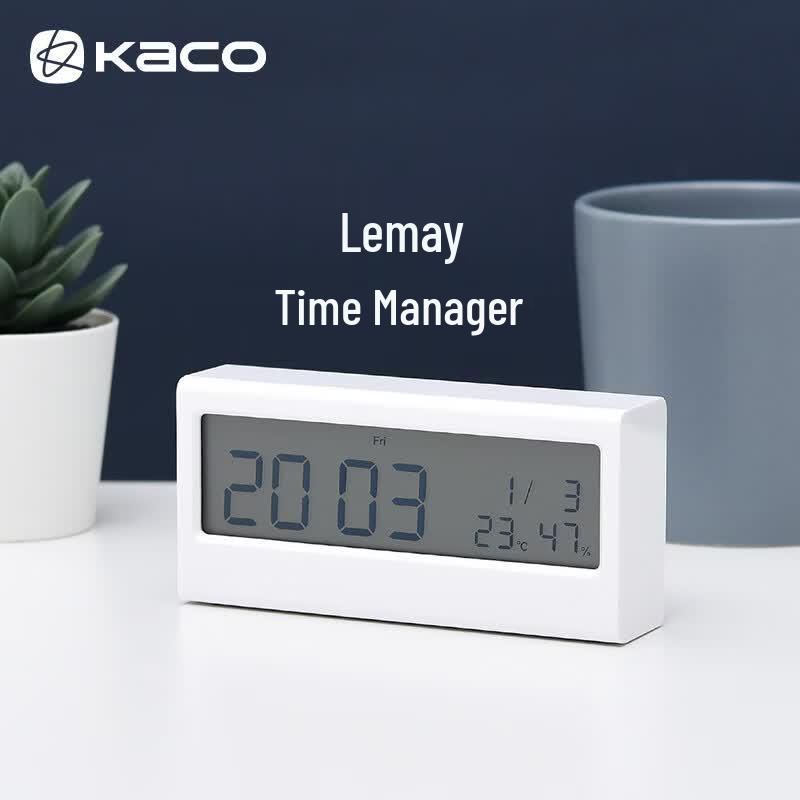 KACO Smart Digital Alarm Clock with Temp/Humidity