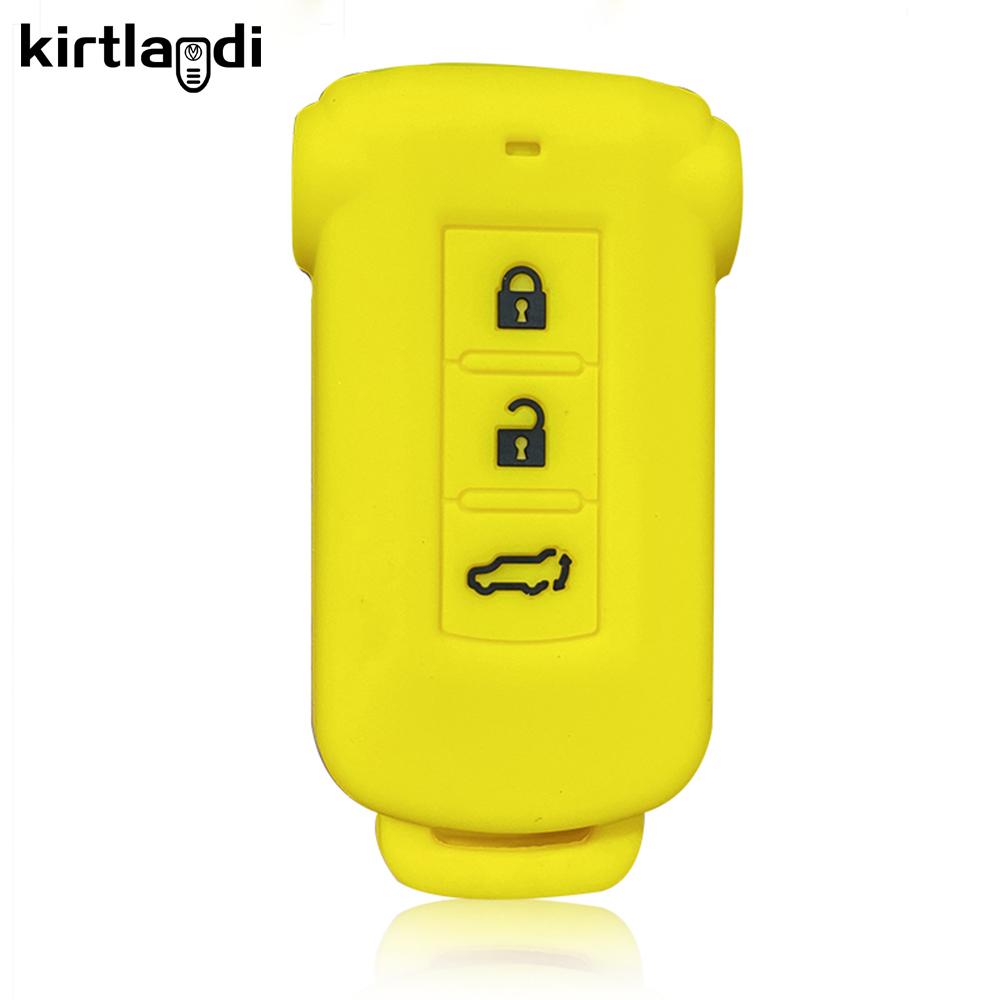 Kirtlandi For Mitsubishi Delica D5 Car Key Cover Case For Mitsubishi Outlander 2014 Pajero Delica Key Chains Car Accessories Bag