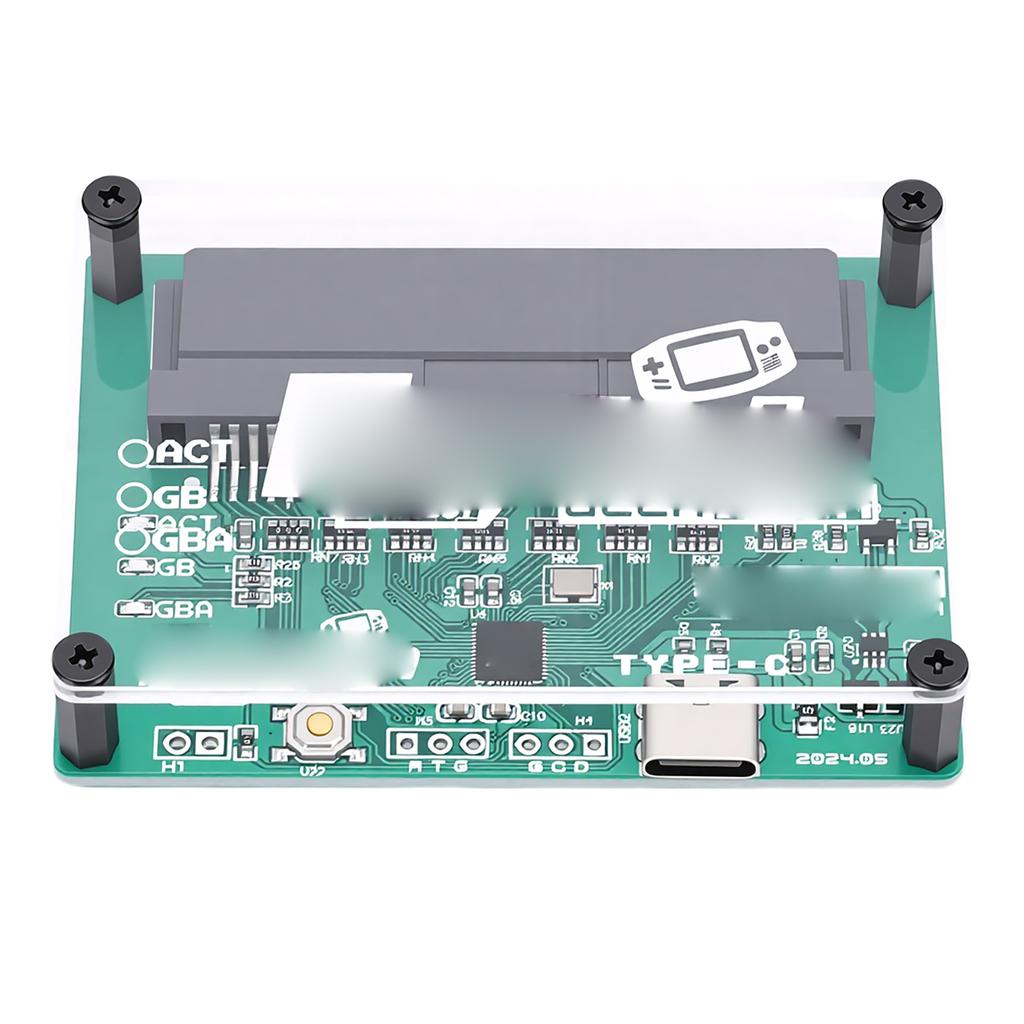Game Card Burner Reader USB ROM Backup Cartridge Recovery Tool with Type C Data Cable