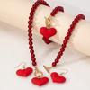 Fashion  Jewelry Set Necklace Bracelet Earrings For Women Ladies