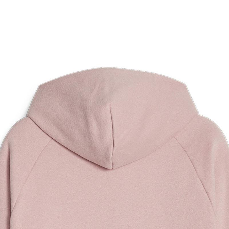 Puma Solid Color Casual Drop Shoulder Long Sleeve Hoodie Unisex Tops Pink 625301-23