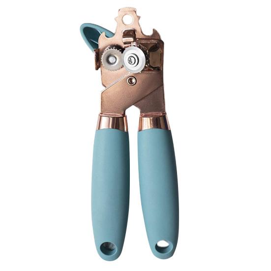 

Высокопрочный многофункциональный набор инструментов для снятия чашки с открывалкой для консервных банок, кухонный гаджет 19.5cm синий