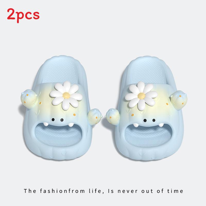 Cute Cactus Summer Slide Slippers With Eva Footbed For Women And Men Comfort