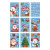 Christmas Window Clings, Snowflake Santa Snowman Static Stickers for Holiday Decorations