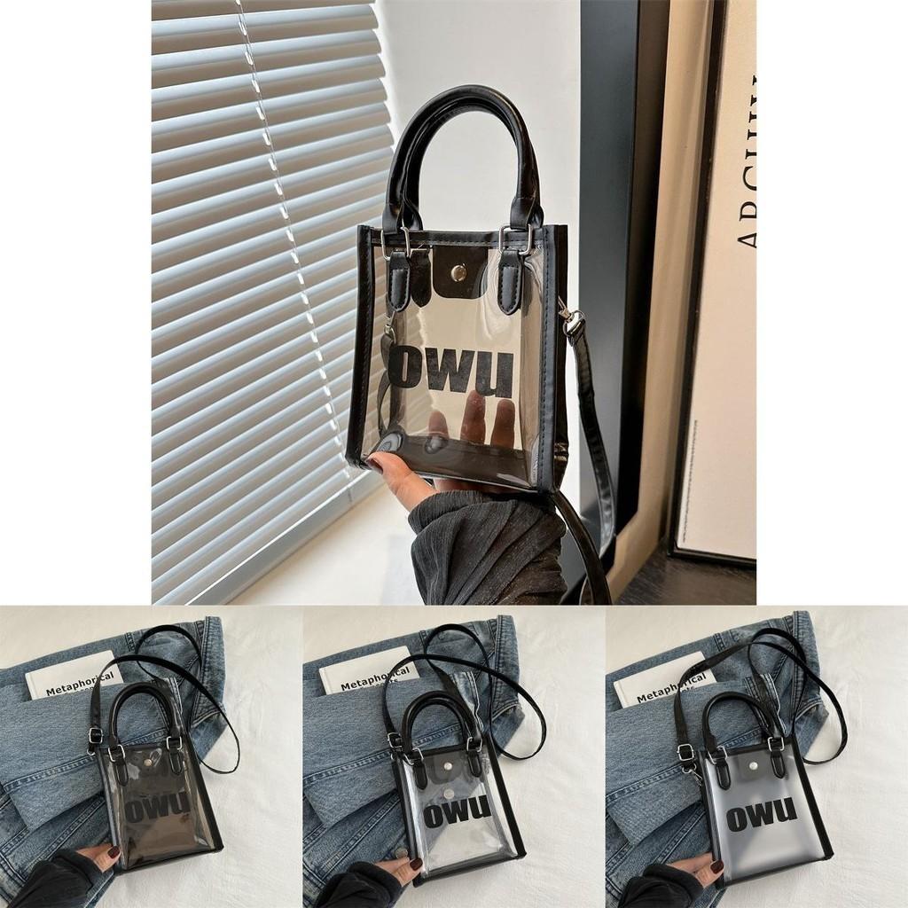 Stylish Large Capacity Pvc Shoulder Bag Trendy Clear Purse For Women 2024 New