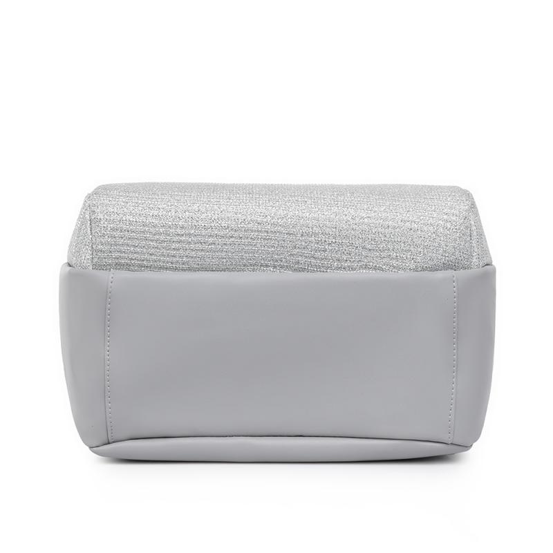 Patchwork Backpack Women's Diamond-Encrusted Large-Capacity Travel Backpack