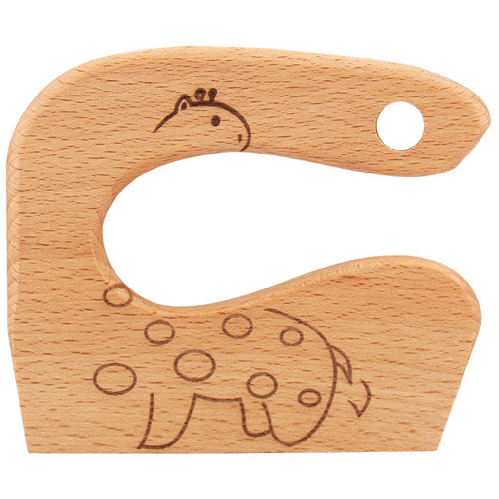 Wooden Kids Kitchen Tools Children's Safe Knives Kids Junior Cooking Utensils For Cooking Cutting Veggies Fruits