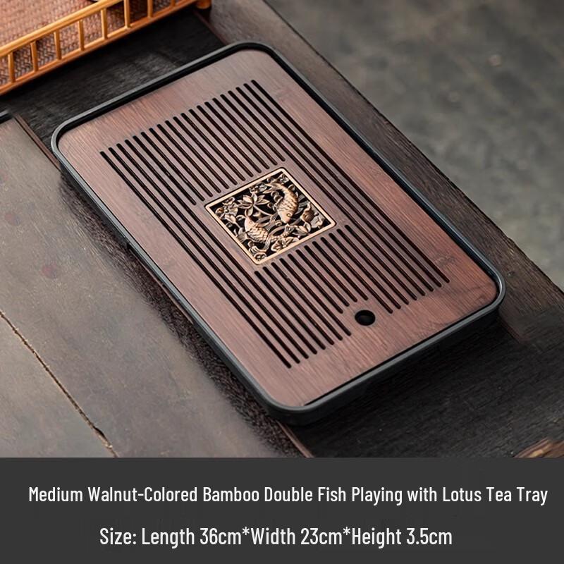 

Bamboo Drainage Tea Tray