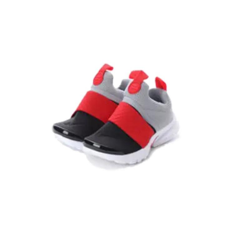 Nike Presto Extreme RT BP Abrasion Resistant Low Top Sports Casual Shoes Black Gray Red Children Aged 3 7 Years Old 870023-009