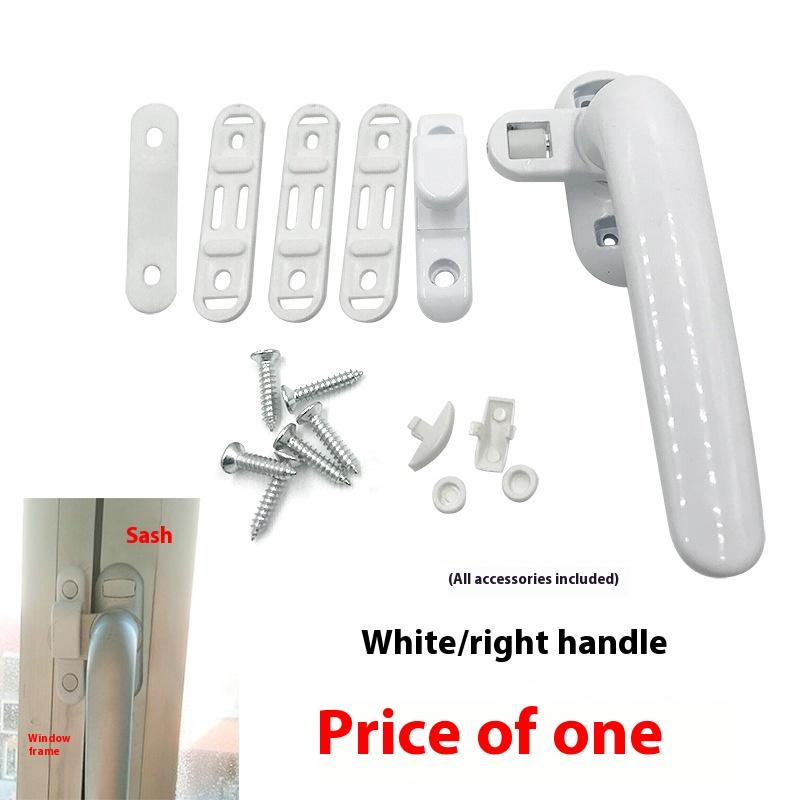 

Новая усиленная ручка для окон из алюминиевого сплава Поворотная ручка для фрамуги Семиобразная ручка Ручка с замком для окна с открыванием наружу