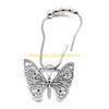 F26C Butterfly Bath Curtain Clip with Rustproof Seamlessly Roller Beads Technology for Effortlessly Curtain Movement