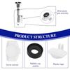 Professional Bathtubs Spout Replacement Kit Rubber Seals & Diverter Gates Suitable for 3800 Series Shower Fixtures