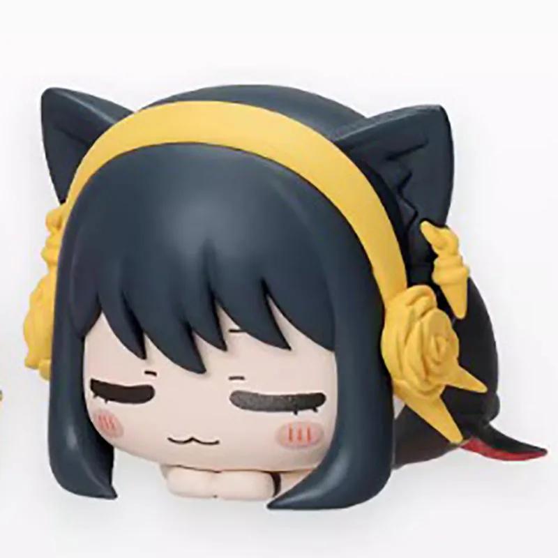 SPY FAMILY EX GASHAPON Anya Forger Yor Forger Twilight Anime Niedliche Q-Version Figur Figuren Ornamente Spielzeug Schönes Design 4cm to 6cm yellow