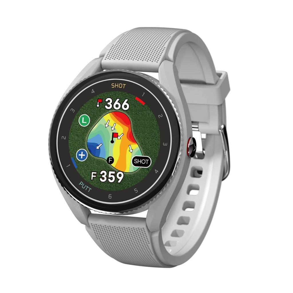 Voice Caddie T9 Golf Navigation Watch with Tempo Practice Automatic Shot Putt Elevation Distance Distance Green Undulation GPS Golf Watch T-Ultra