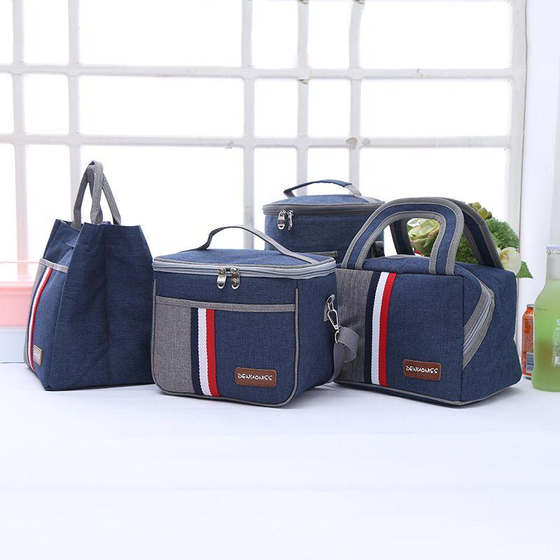 Waterproof Thermal Insulated Shoulder Picnic Cooler Lunch Bag Storage Tote Box
