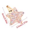 Einzigartige Glitzer Sternförmige Kleine Haarspange Adorkable Glitzer Haarspangen Haarschmuck Haarornamente