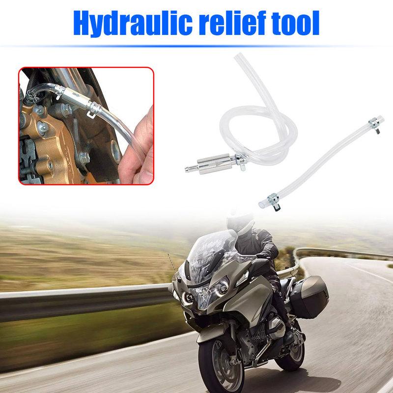 Hydraulic Clutch Brake Bleeder Hose Kit with One Way Valve Car Clutch Brake Bleeder Hose Motorcycle Brake Oil Fluid Pump Bleeder