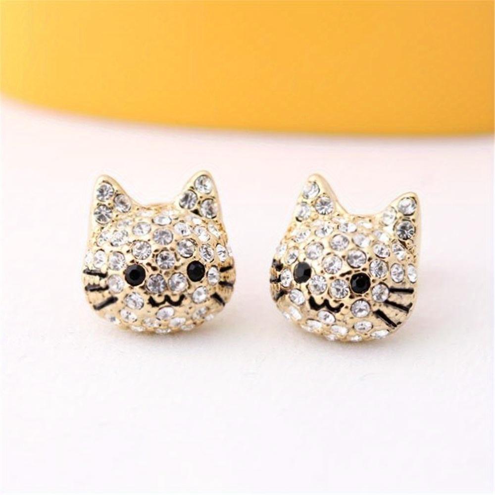 Cute Girl Cat Earrings, Exquisite Women's Earrings, Fashionable Accessories, Party Jewelry Earrings, Valentine's Day Gifts for Wives and Girlfriends.