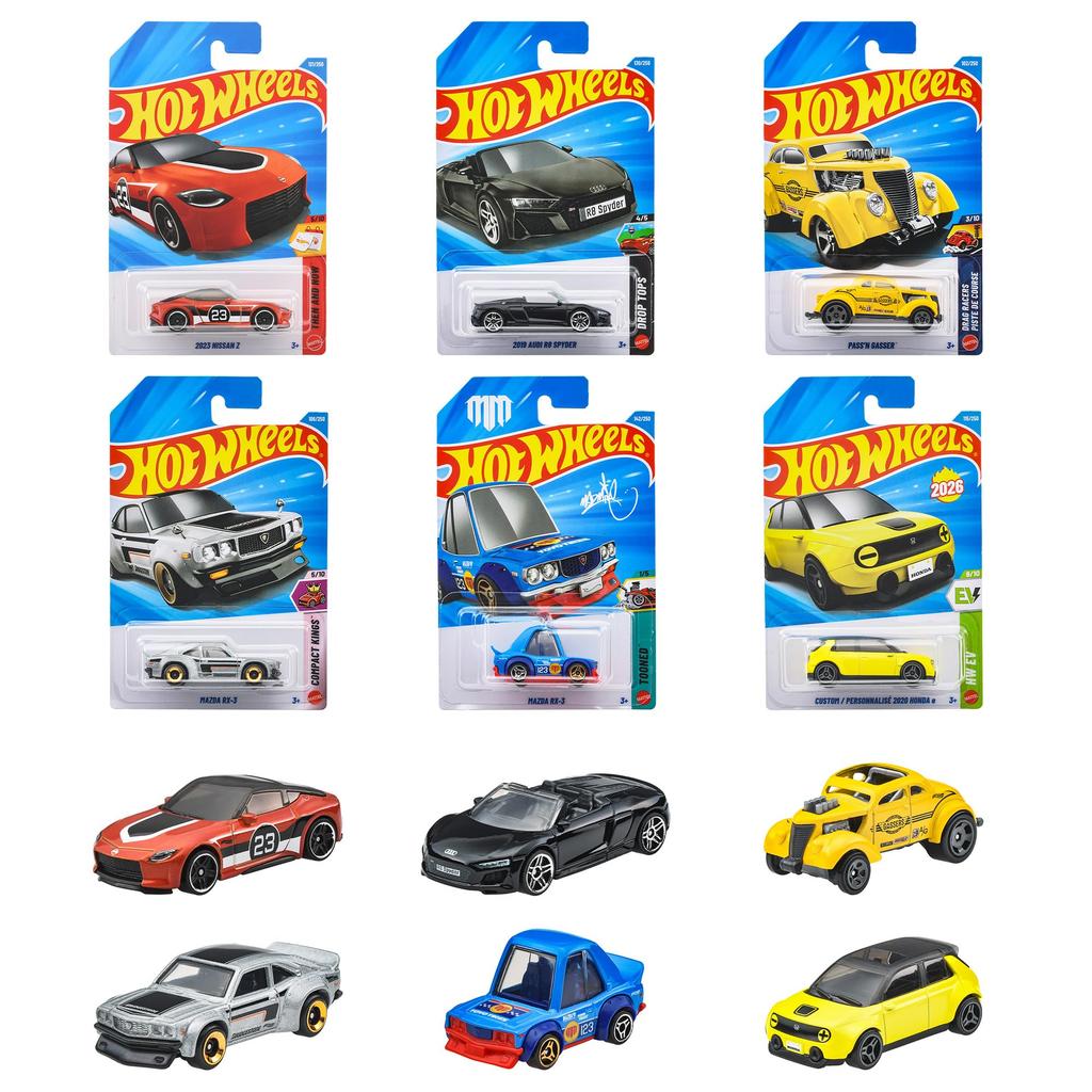 Hot Wheels Basic Cars E Assortment 36 Miniature Cars Ages - (Box Set) - 3+ - Multi-color C4982-98RE