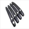 Carbon Fiber Pattern Door Handle Stickers for 2003-2008 Toyota WISH - Bright Black Door Bowl Decoration