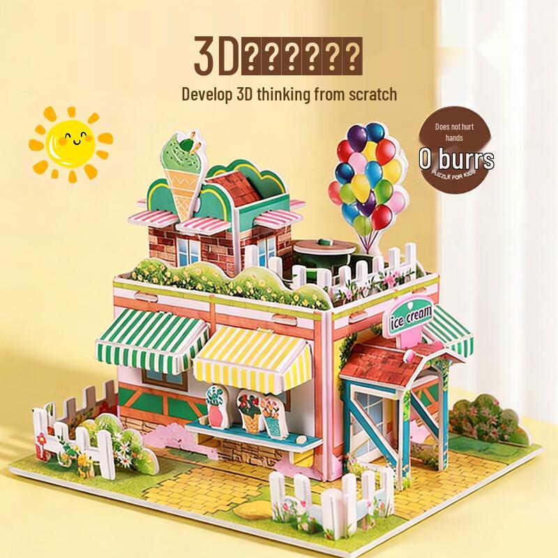 Creative DIY 3D Puzzle Building Blocks for Kids