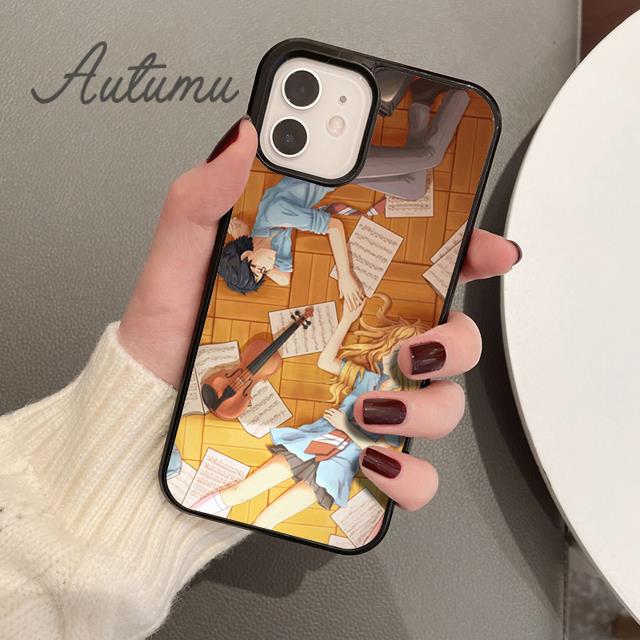 

Чехол для телефона «Твоя апрельская ложь» с японским аниме для iPhone 11 12 13 14 Pro Max mini XR XS SE 2020 6S 7 8 Plus Samsung S21 S22 Samsung S22ultra