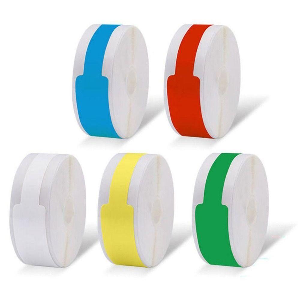 65Pcs/Roll Self Adhesive Cable Laber Paper Waterproof Mini Identification Fiber Tag Smart D110 Thermal Cable Sticker