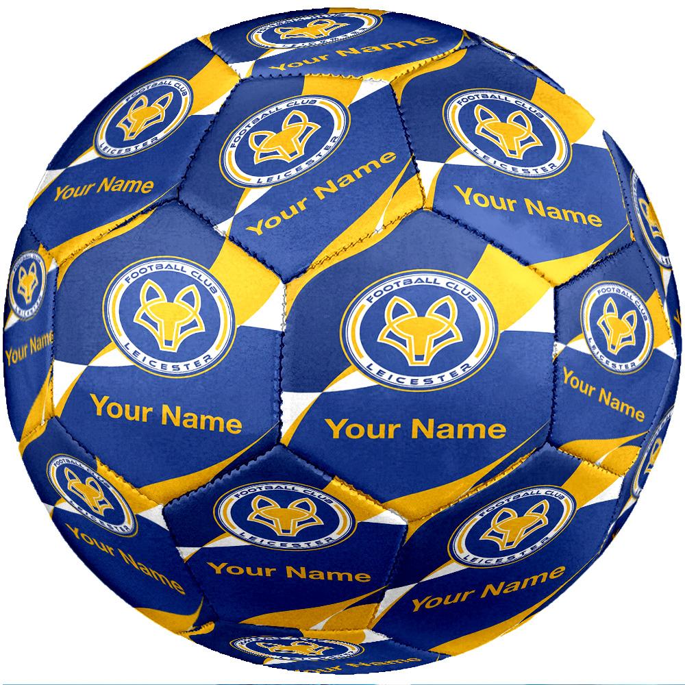 Leicester City Fashion Size 5 Football Wearproof Non‑Slip Soccer Ball For Sports Training Entertainment Use