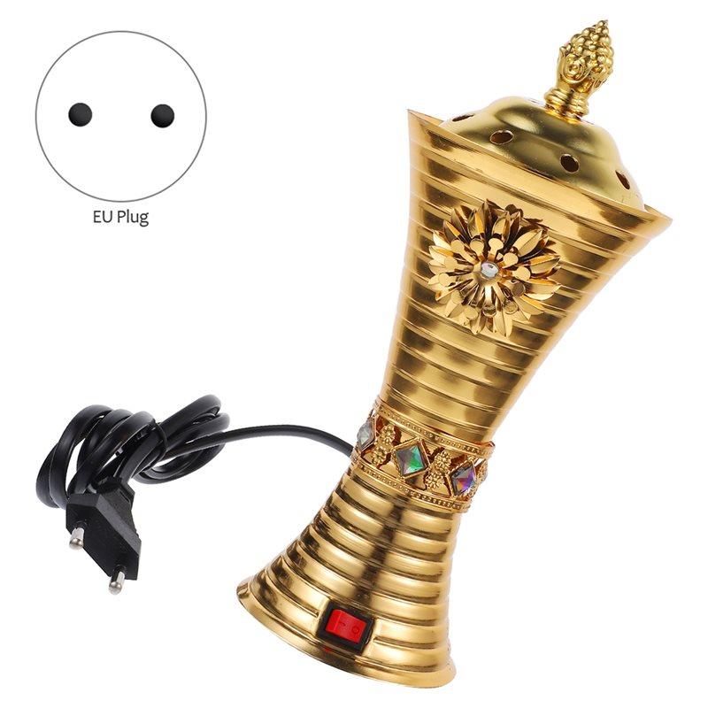 AS60-SPA Brenner Elektrischer Brenner Räucherkessel Eisen Räucherkessel Dekorative Räucherschale EU-Stecker Dekor