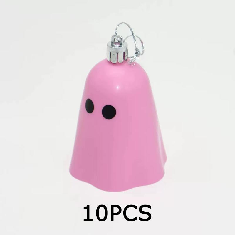 

WTEMPO Halloween Ghost Decor Hanging Pendents Indoor & Outdoor Ghost Festival Party Decoration Creative DIY Funny Ghost Ornaments 10pcs фиолетовый