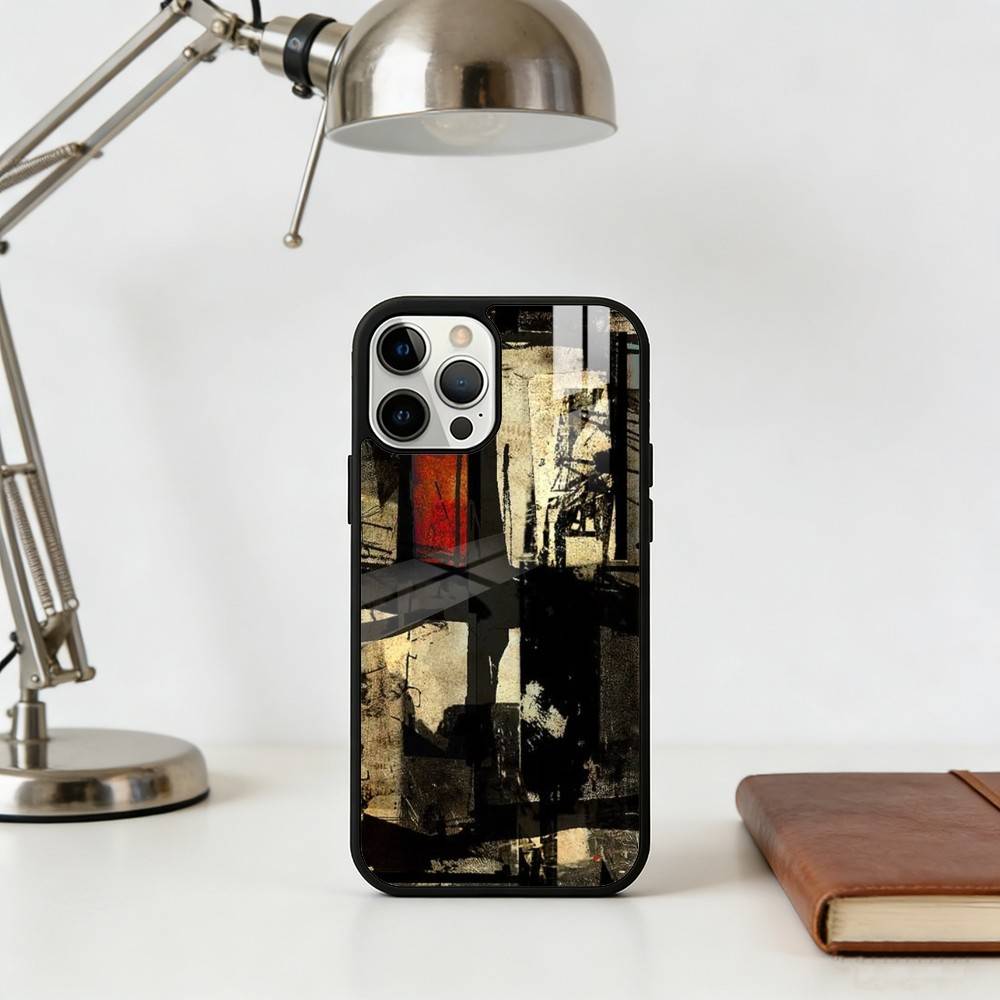 R-Retro Industrial Style Rusty Phone Case For iPhone 14,16,15,13,17,12,Plus,Pro,Max Magnetic For Magsafe Frosted Cover iPhone14Plus