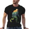 Sasquatch Bigfoot Cryptids Graphic Art Cryptozoology TShirt Independence Day Short Sleeve TShirt
