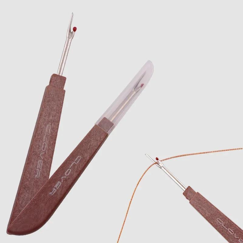 Thread Cutter Wooden Plastic Handle Seam Ripper Stitch Removal Knife Needle Art Sewing Tools DIY Sewing Accessories