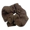 Retro Spicy Leopard Print Scrunchie High Elasticity Hair Tie for Women