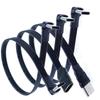 USB 2.0 Type-C Band Flat Cable Extension FPC Cable USB 2.0 USB-C 90° Up/Down Angled Plug 5Cm-1M For TV PC