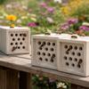 Honeycomb House Mason Bee Habitat Multiple Shapes Plastic Insect House Waterproof Garden Decor for Pollinators Organic Gardening Accessory