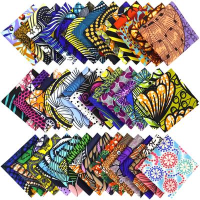 40 Kawałków Tkaniny Wycinanki Tkaniny do Rękodzieła i Patchworku Skrawki, 25x25cm, Tkanina, Dwustronny Nadruk, Rękodzieło, DIY, Materiały,