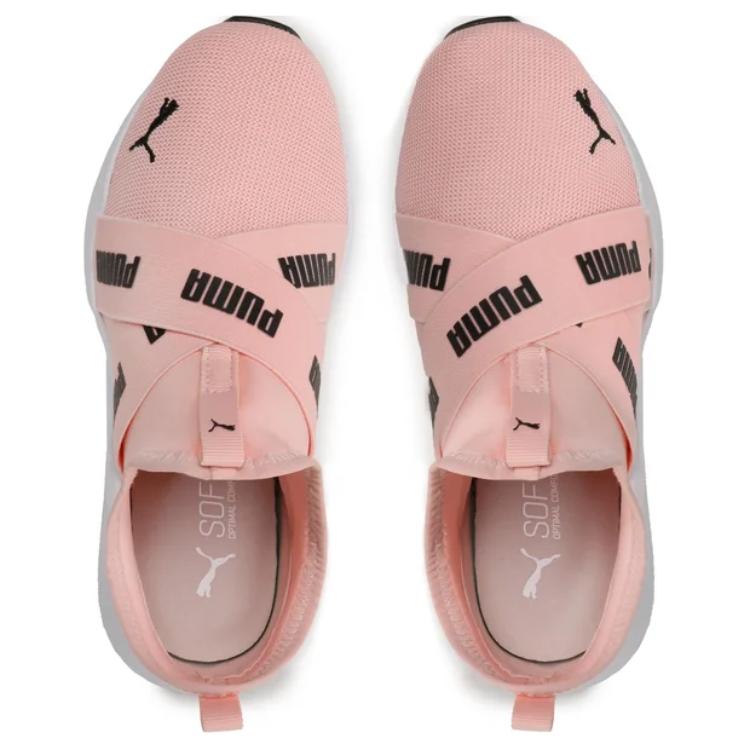 Puma Wired Run Slip On Jr Comfortable Versatile Low Top Lifestyle Casual Shoes Women Sneaker Pink 381993-09