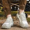 Handmade Split Leather Men's Casual Shoes Outdoor Off-road Running Shoes Anti Slip and Comfortable Men's Running Shoes